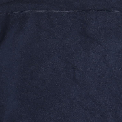 Champion Men's Blue XL Henley Sweatshirt, Logo, Graphic Print