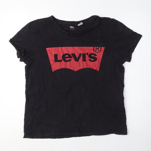 Levi's Black M T-Shirt Unisex Adults Crew Neck