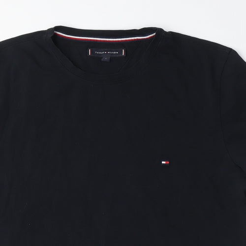 Tommy Hilfiger Men's Black Crew Neck T-Shirt Size L