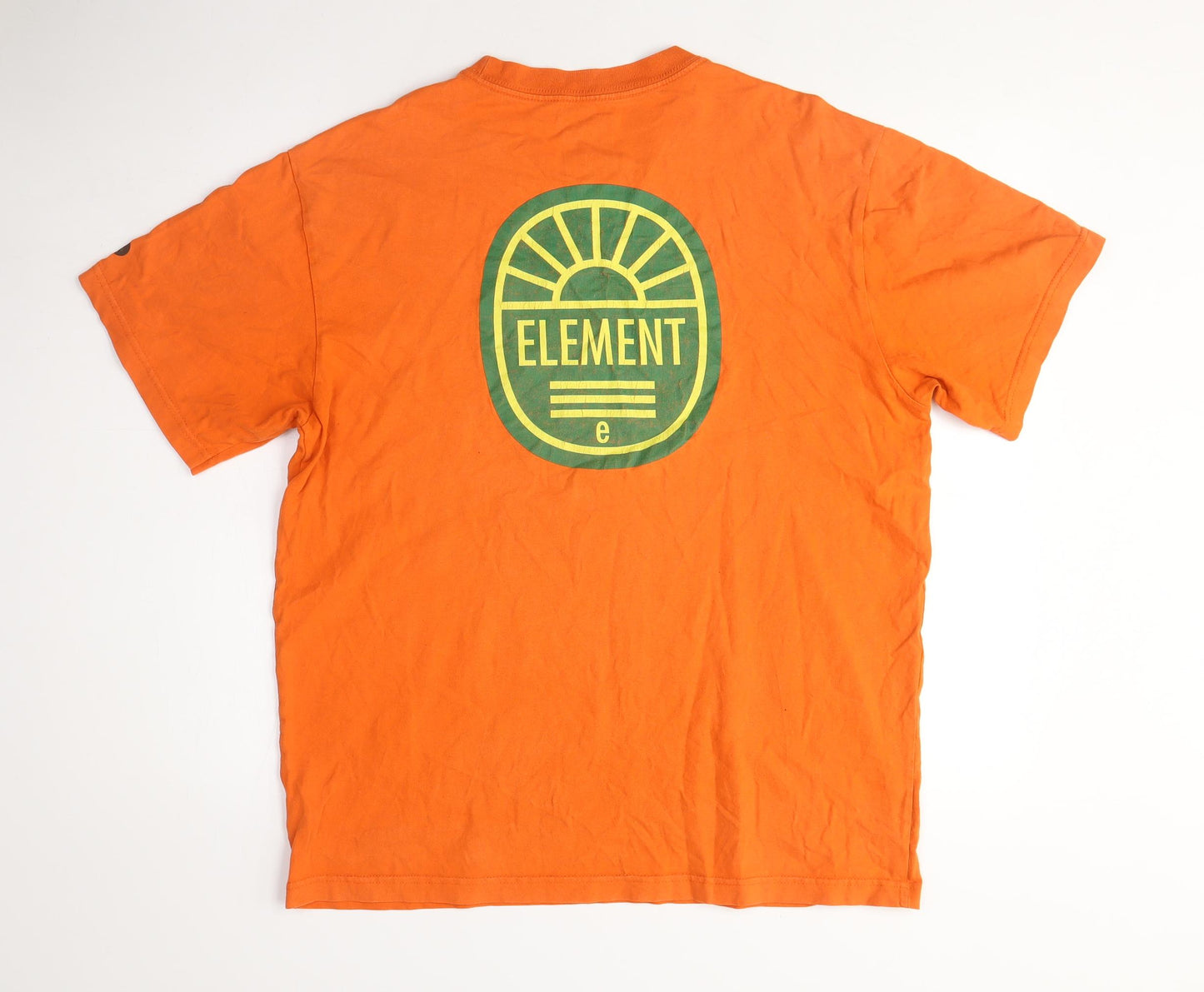 Element Men's Orange Classic Skate T-Shirt, Size M