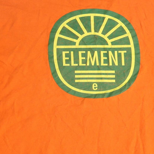 Element Men's Orange Classic Skate T-Shirt, Size M