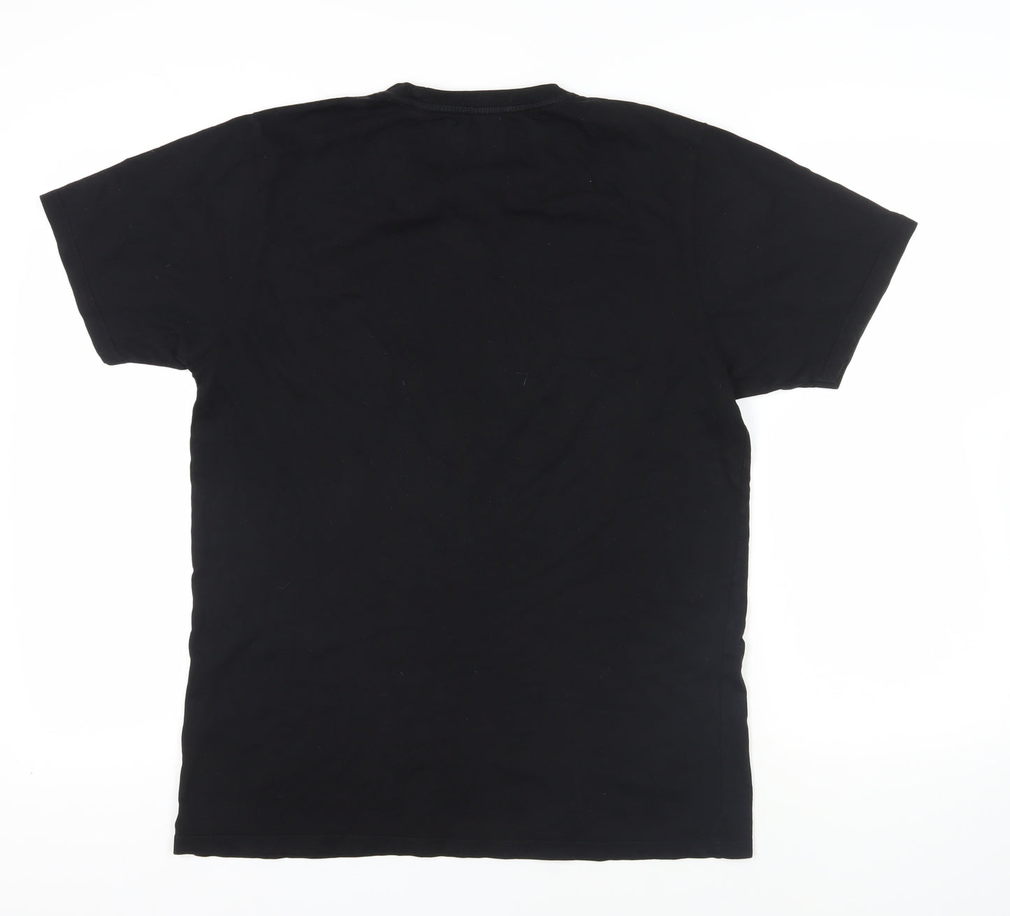 Colorful Standard Mens Black Cotton T-Shirt Size M Crew Neck