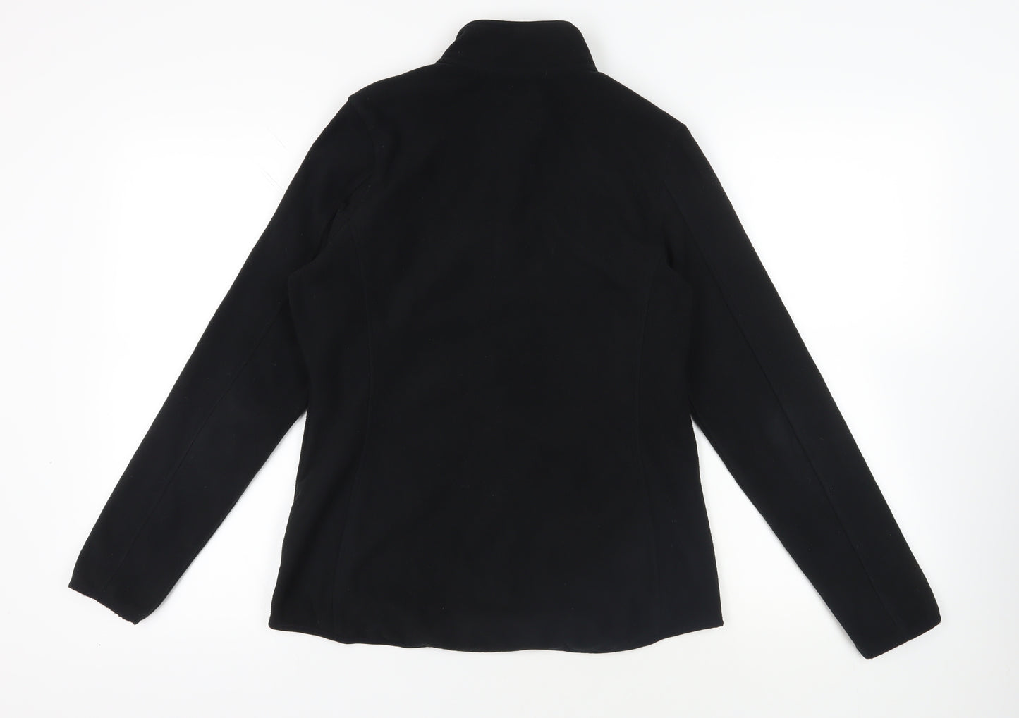 GOODMOVE Womens Black Jacket Size 12 Zip - Zipped Pockets