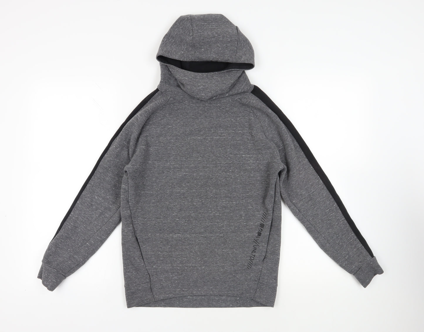 NEXT Boys Grey Cotton Pullover Hoodie Size 13 Years Pullover - Pockets
