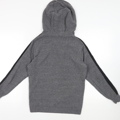 NEXT Boys Grey Cotton Pullover Hoodie Size 13 Years Pullover - Pockets