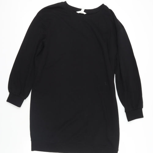 H&M Womens Black Cotton Pullover Sweatshirt Size S Pullover - Maternity