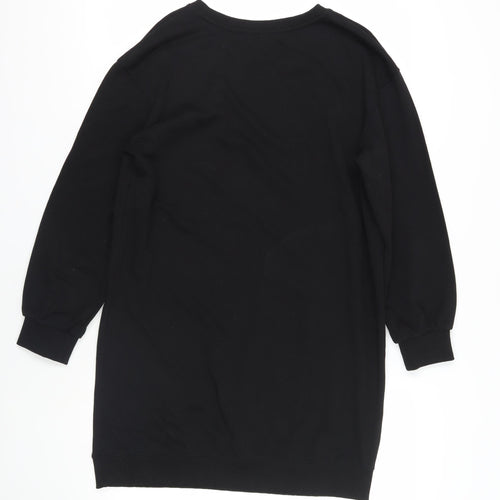 H&M Womens Black Cotton Pullover Sweatshirt Size S Pullover - Maternity