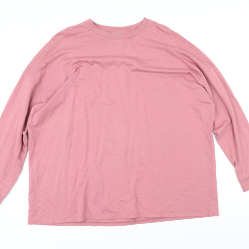 ASOS Womens Pink 100% Cotton Pullover Sweatshirt Size 8 Pullover