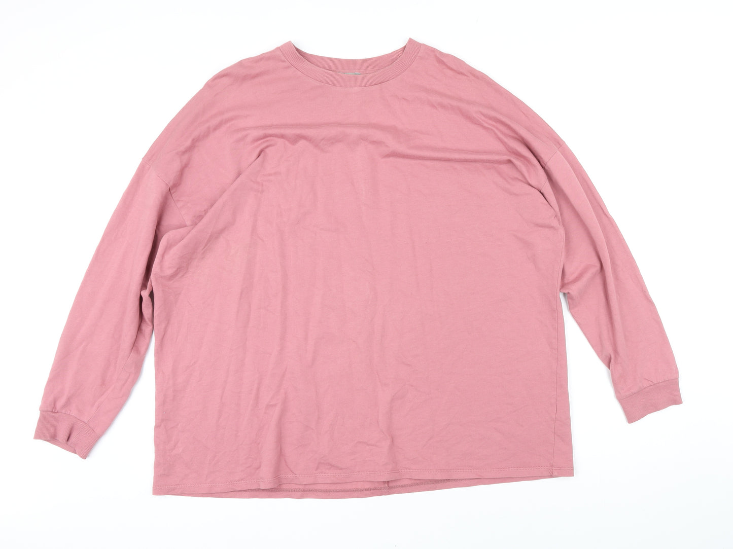 ASOS Womens Pink 100% Cotton Pullover Sweatshirt Size 8 Pullover