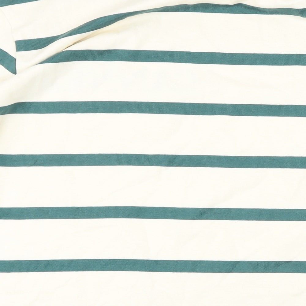 N.82 Womens Green Striped 100% Cotton Pullover Sweatshirt Size 20 Pullover - Cannes