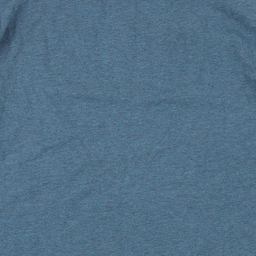 Seasalt Womens Blue Cotton Basic T-Shirt Size 16 High Neck