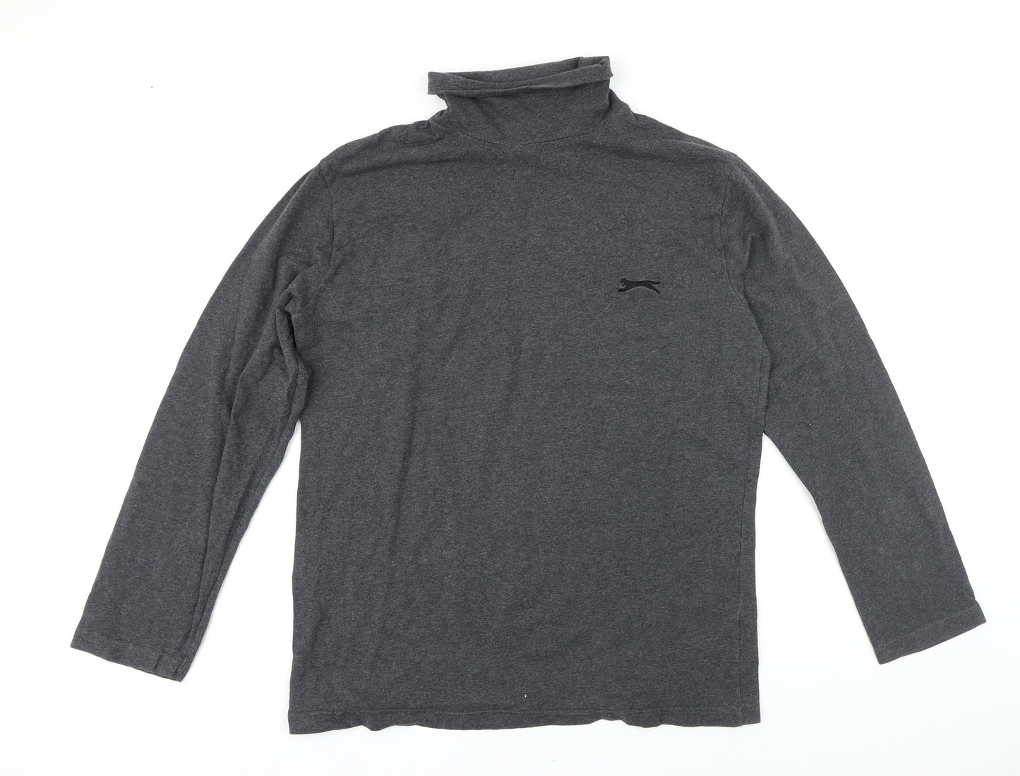 Slazenger Mens Grey Cotton Pullover Sweatshirt Size L