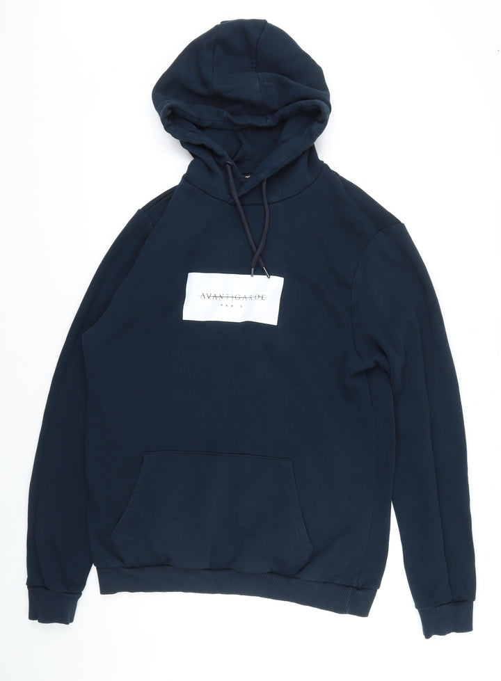 Avant Garde Mens Blue Polyester Pullover Hoodie Size 2XL - Avant Garde Paris