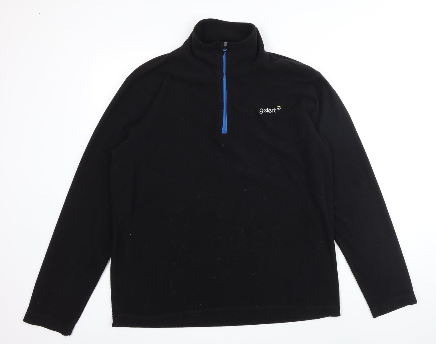 Gelert Mens Black Polyester Henley Sweatshirt Size 2XL