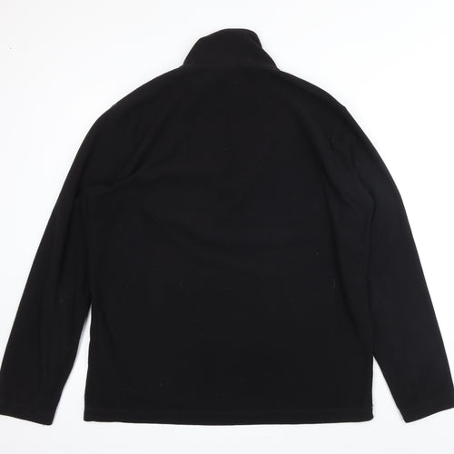 Gelert Mens Black Polyester Henley Sweatshirt Size 2XL