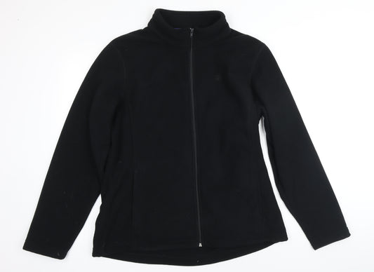 Hi Gear Womens Black 100% Polyester Full Zip Sweatshirt Size 20 Zip