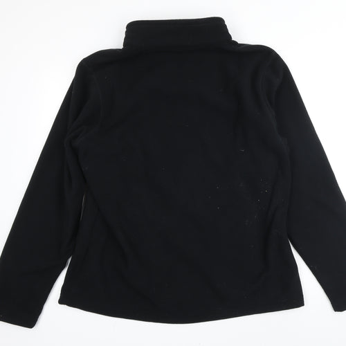 Hi Gear Womens Black 100% Polyester Full Zip Sweatshirt Size 20 Zip