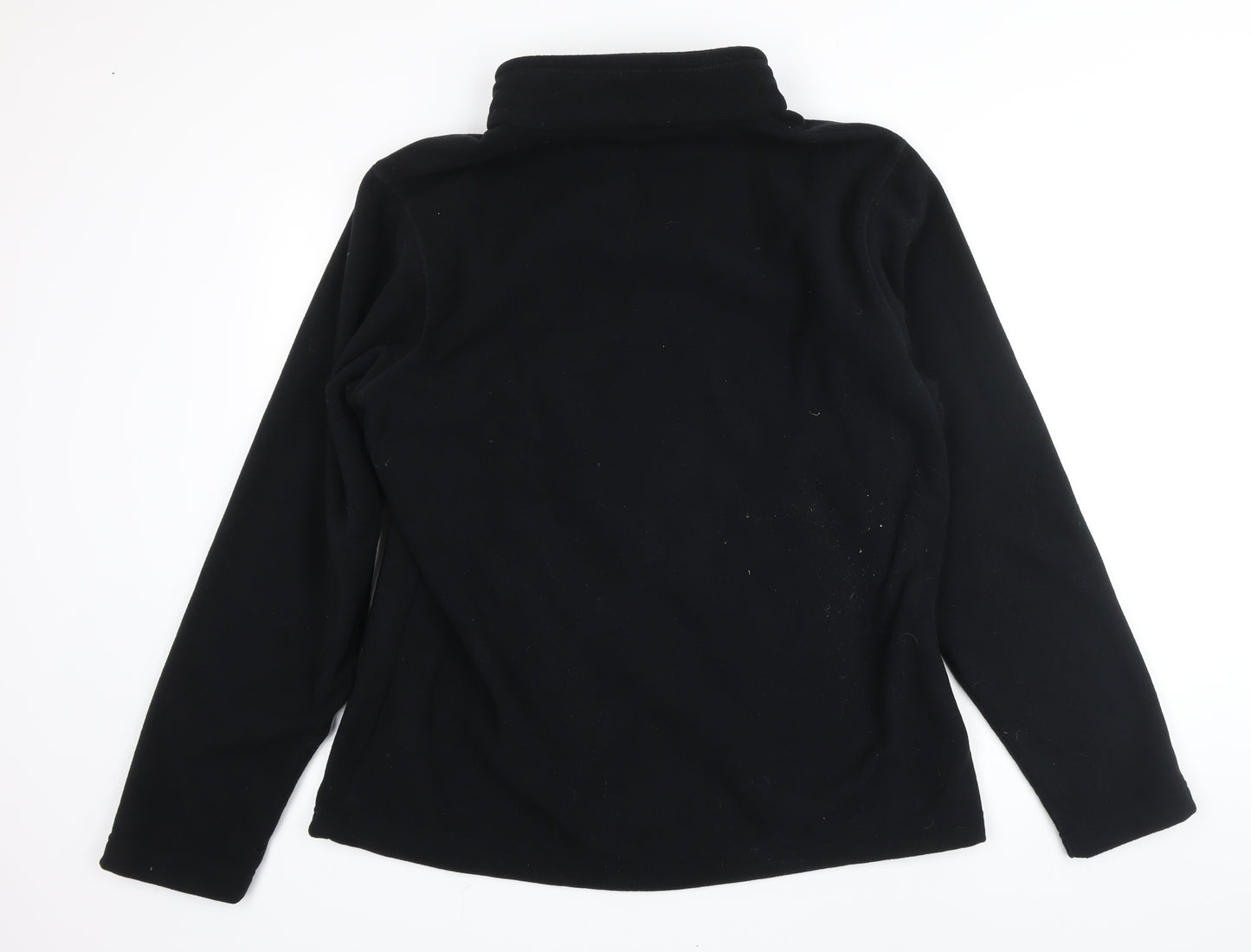 Hi Gear Womens Black 100% Polyester Full Zip Sweatshirt Size 20 Zip