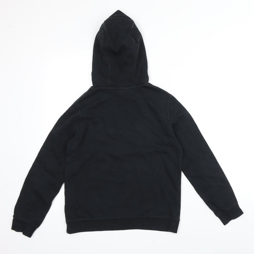 Nike Boys Black Cotton Pullover Hoodie Size M Pullover