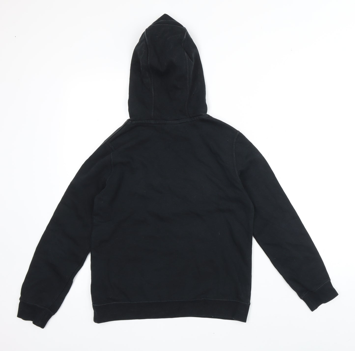 Nike Boys Black Cotton Pullover Hoodie Size M Pullover