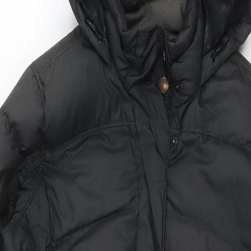 Merrell Womens Black Quilted Jacket Size S Zip