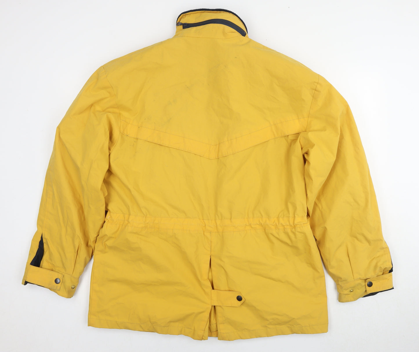 Bronte Mens Yellow Rain Coat Jacket Size M Zip - Technical