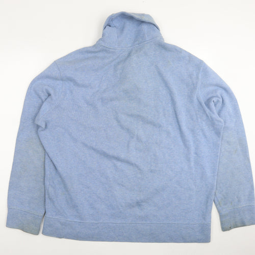 Polo Ralph Lauren Mens Blue Cotton Pullover Sweatshirt Size XL