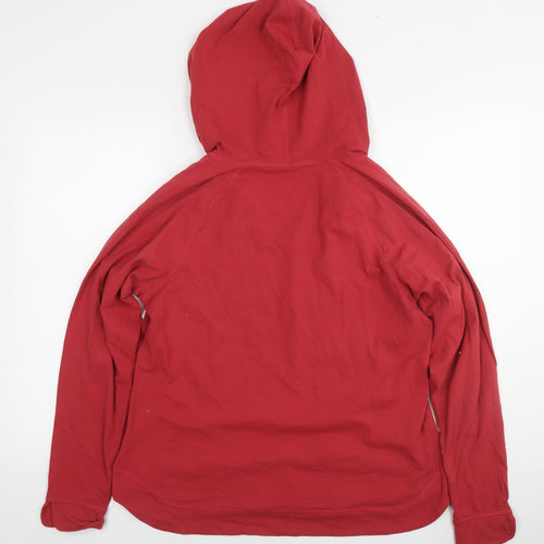 Royal Robbins Womens Red Lyocell Pullover Hoodie Size L Pullover