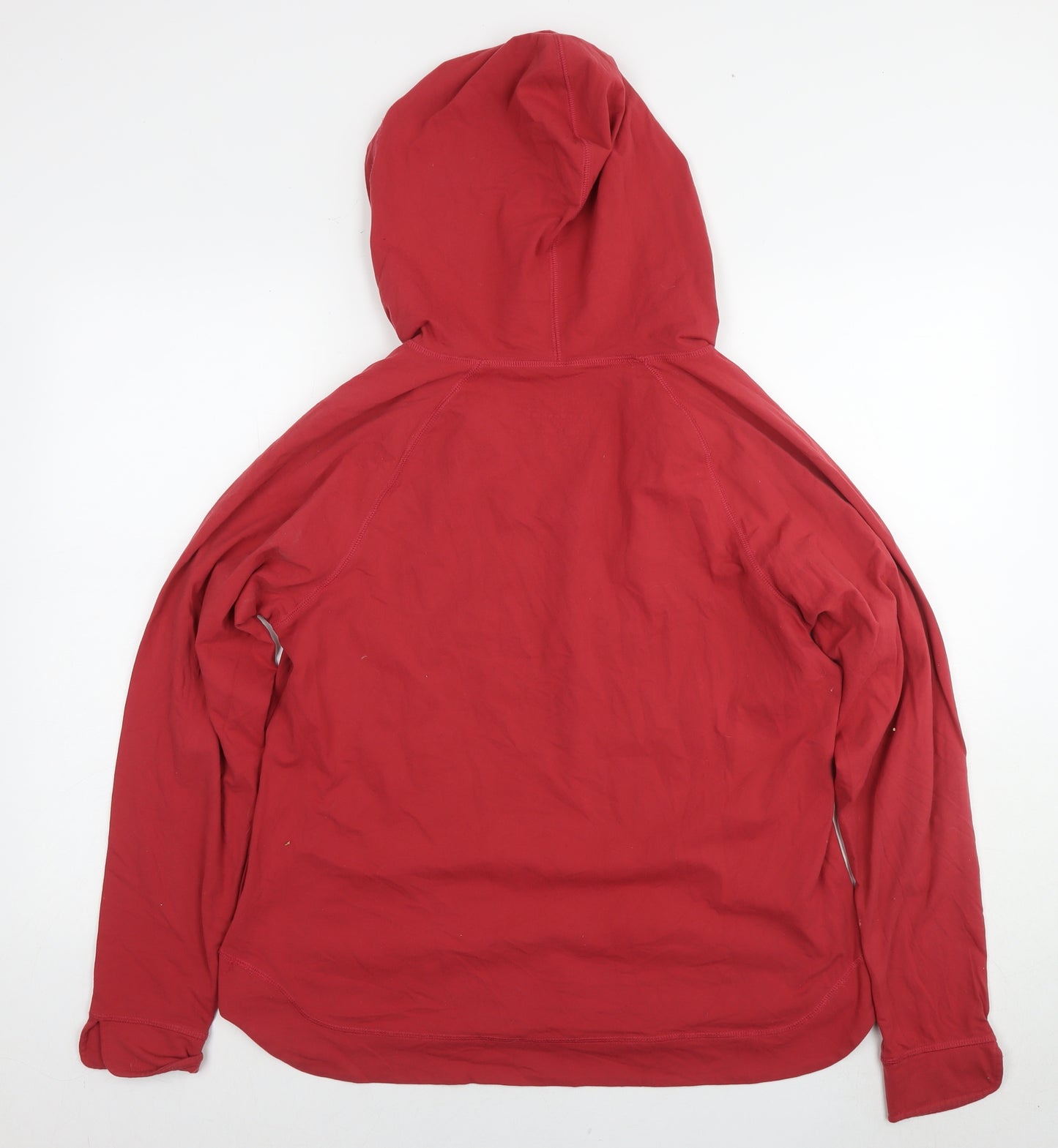 Royal Robbins Womens Red Lyocell Pullover Hoodie Size L Pullover