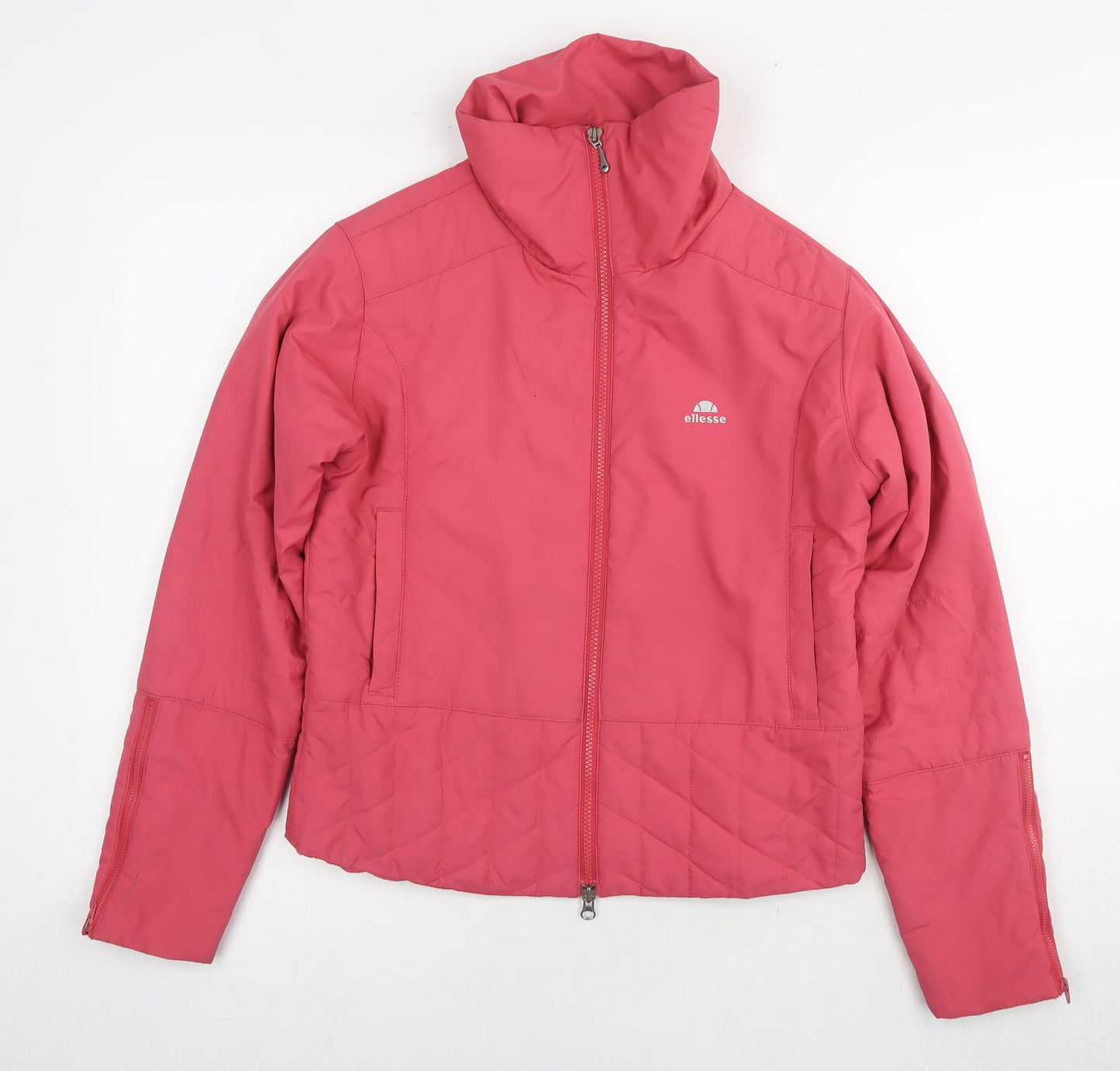 ellesse Womens Pink Jacket Size 10 Zip