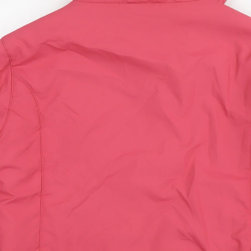 ellesse Womens Pink Jacket Size 10 Zip