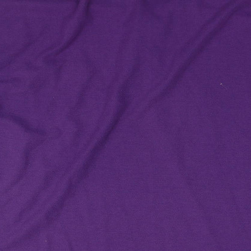 Slazenger Mens Purple Cotton Polo Size 3XL Collared Pullover