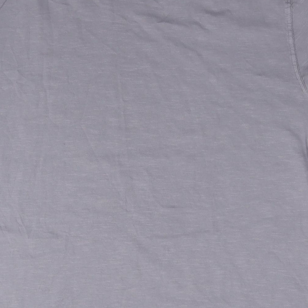 White Stuff Mens Grey Cotton T-Shirt Size M Round Neck