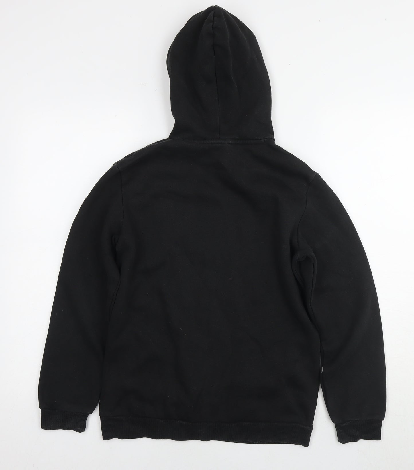 PUMA Boys Black Cotton Pullover Hoodie Size 13-14 Years Pullover