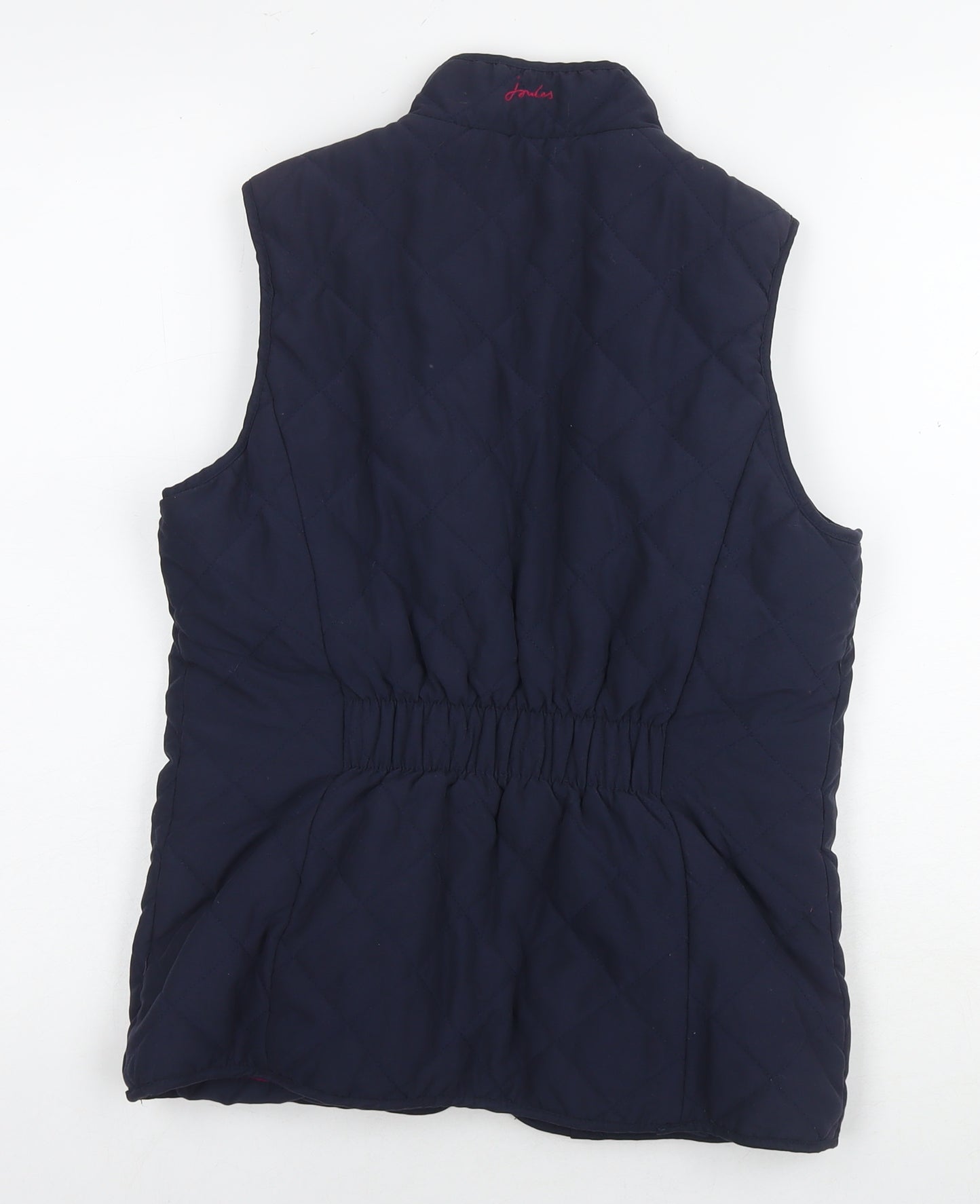 Joules Womens Blue Gilet Waistcoat Size 10 Zip