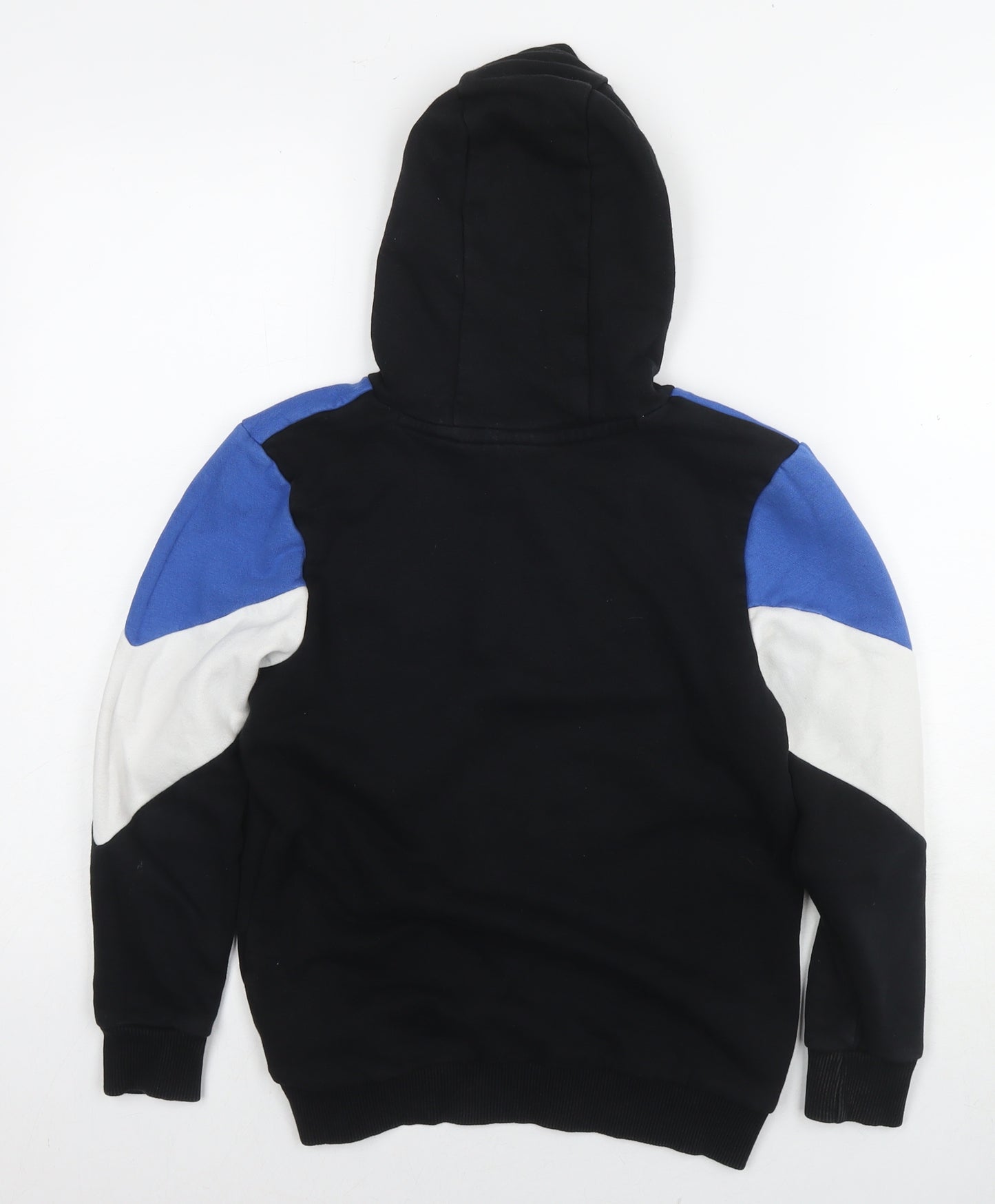 PlayStation Boys Black Cotton Pullover Hoodie Size 10-11 Years Pullover - Logo