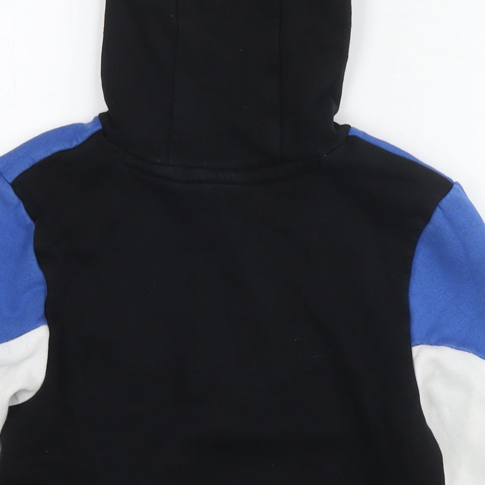 PlayStation Boys Black Cotton Pullover Hoodie Size 10-11 Years Pullover - Logo