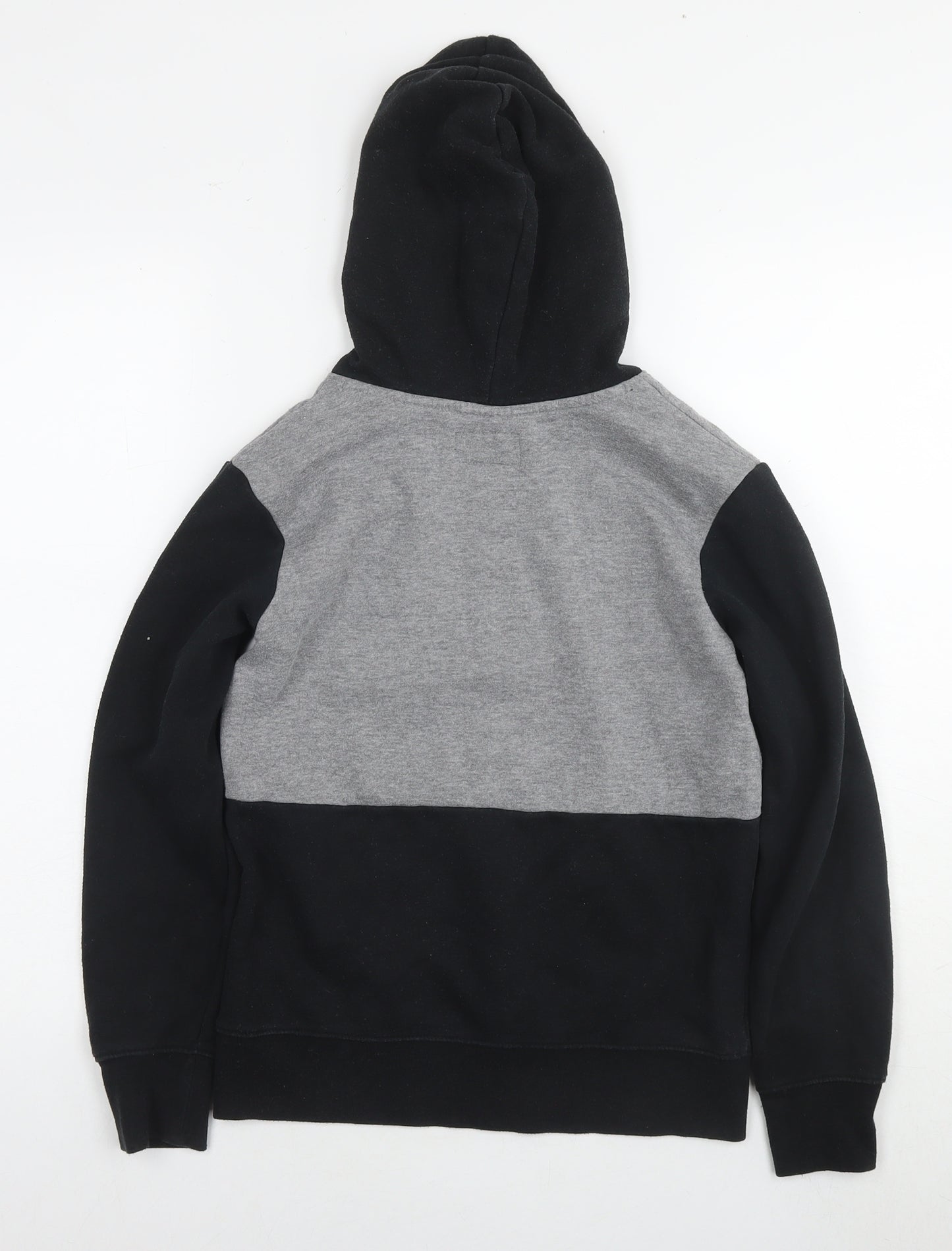 Jordan Boys Black Colourblock Cotton Pullover Hoodie Size 10-11 Years Pullover - Age 10-12 Years