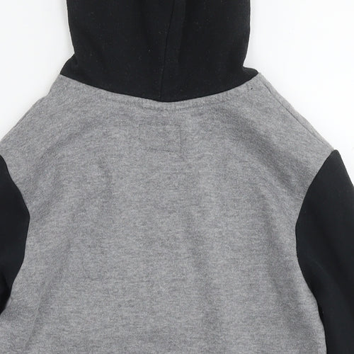 Jordan Boys Black Colourblock Cotton Pullover Hoodie Size 10-11 Years Pullover - Age 10-12 Years