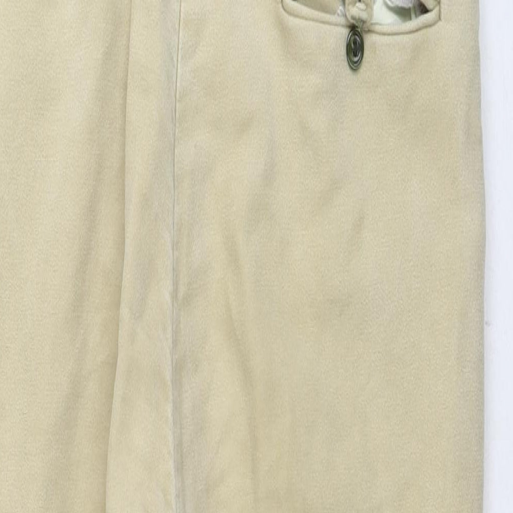 Clares Dickies Mens Beige Cotton Trousers Size 36 in L29 in Regular Zip