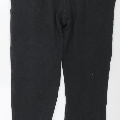 Levi's Mens Black Cotton Jogger Trousers Size M L28 in Regular Drawstring