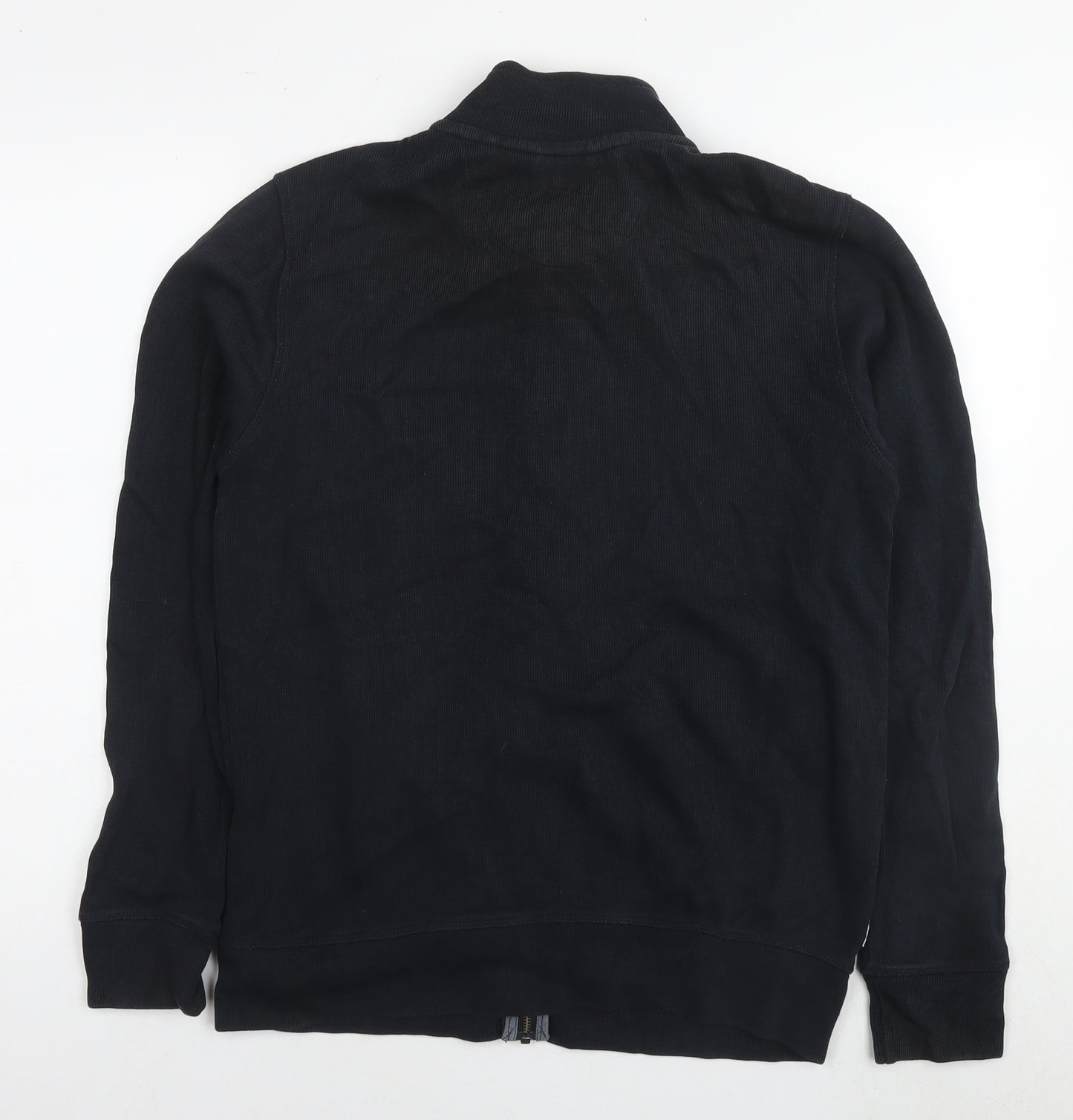 NEXT Mens Black Cotton Full Zip Sweatshirt Size M