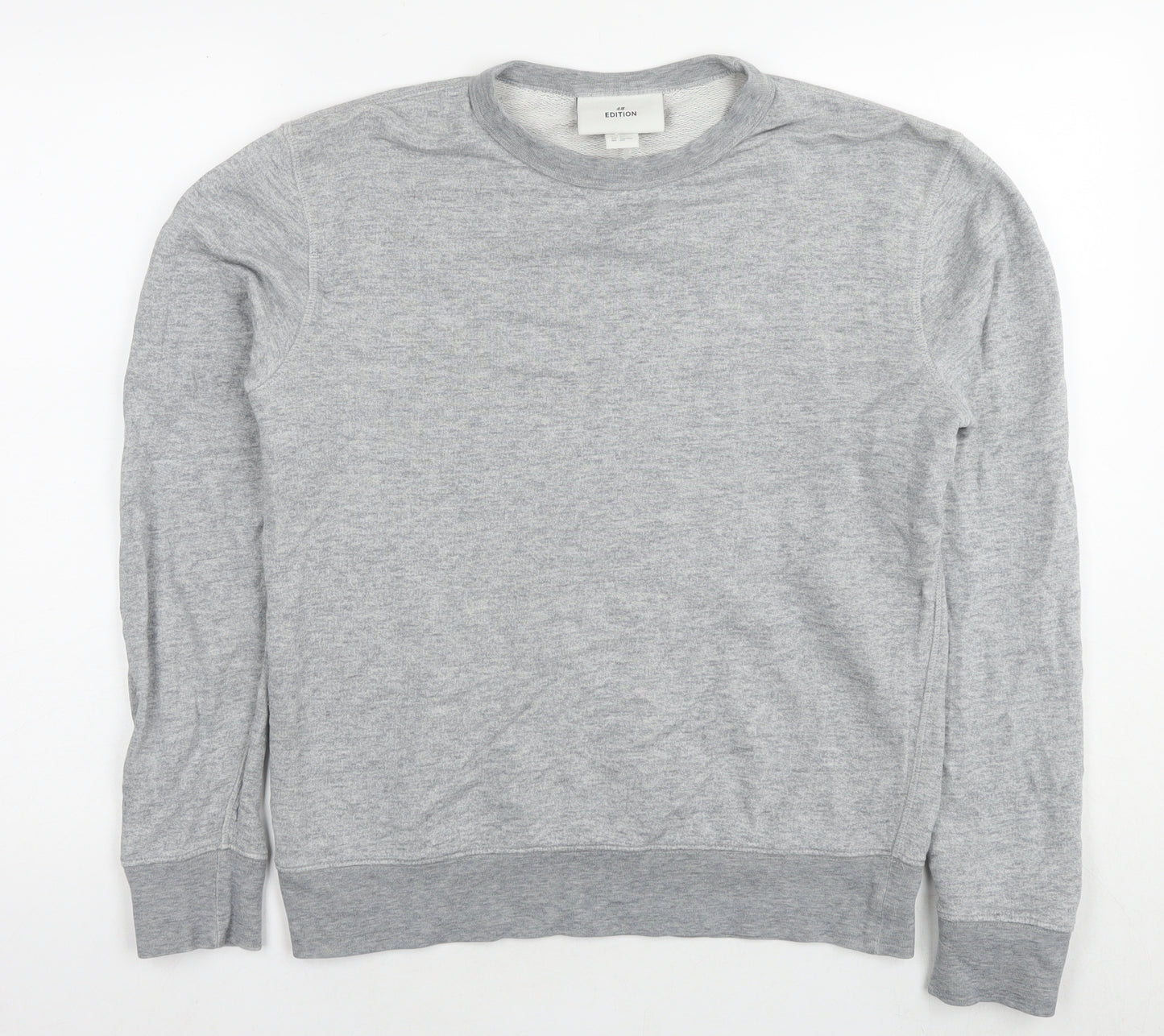 H&M Womens Grey Cotton Pullover Sweatshirt Size S Pullover