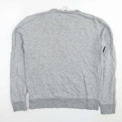 H&M Womens Grey Cotton Pullover Sweatshirt Size S Pullover