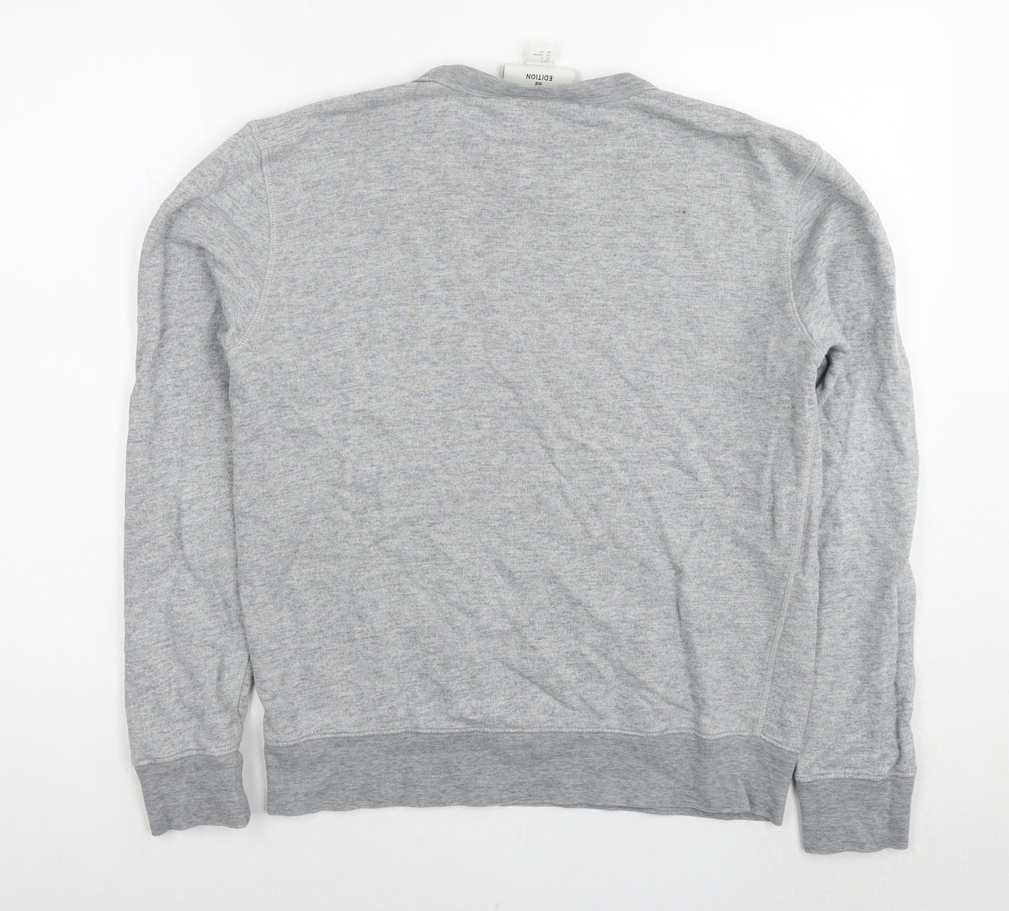 H&M Womens Grey Cotton Pullover Sweatshirt Size S Pullover