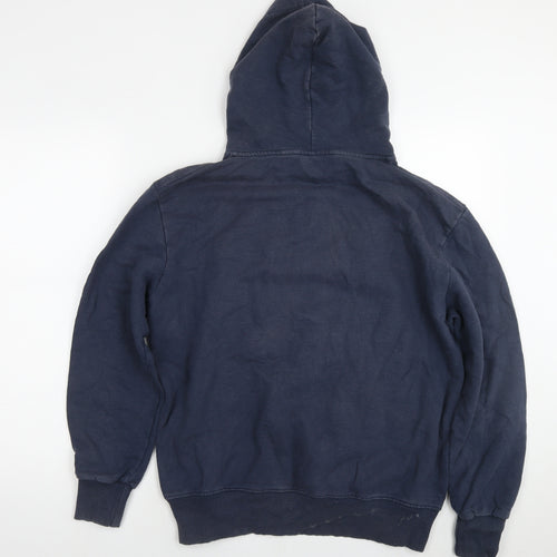 Berlin Mens Blue Cotton Pullover Hoodie Size XL - Logo