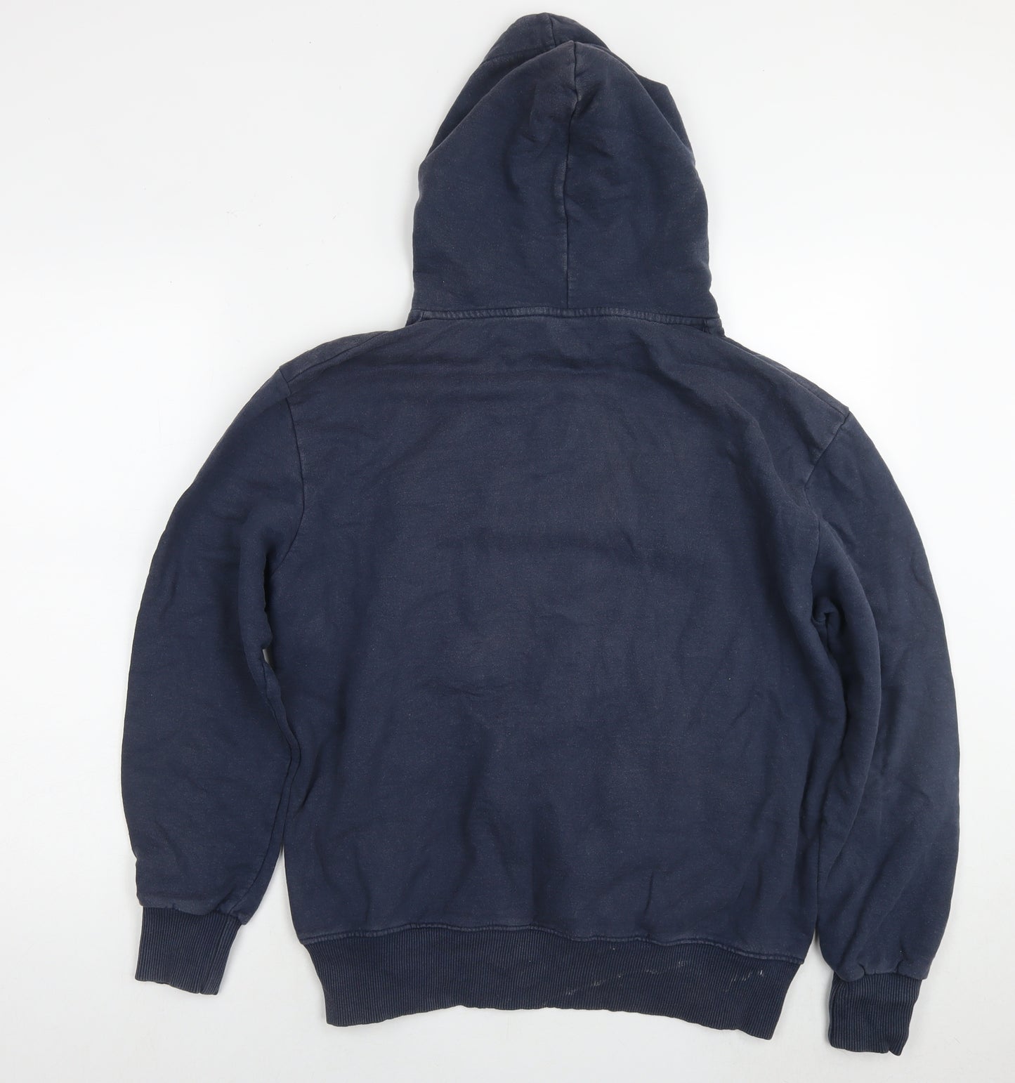 Berlin Mens Blue Cotton Pullover Hoodie Size XL - Logo