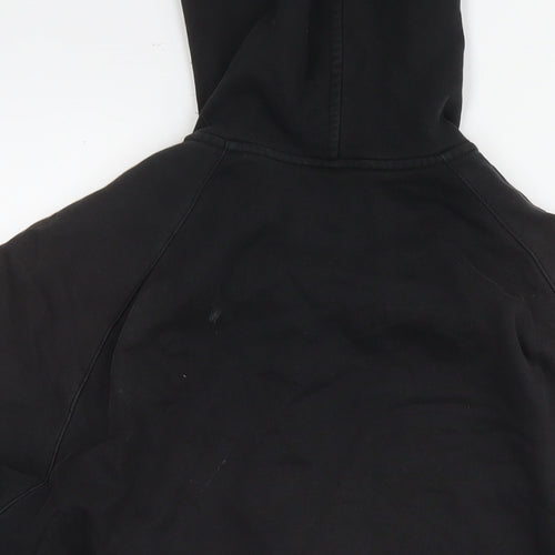 adidas Mens Black Cotton Full Zip Hoodie Size L