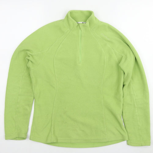 Quechua Womens Green Polyester Pullover Sweatshirt Size M Pullover