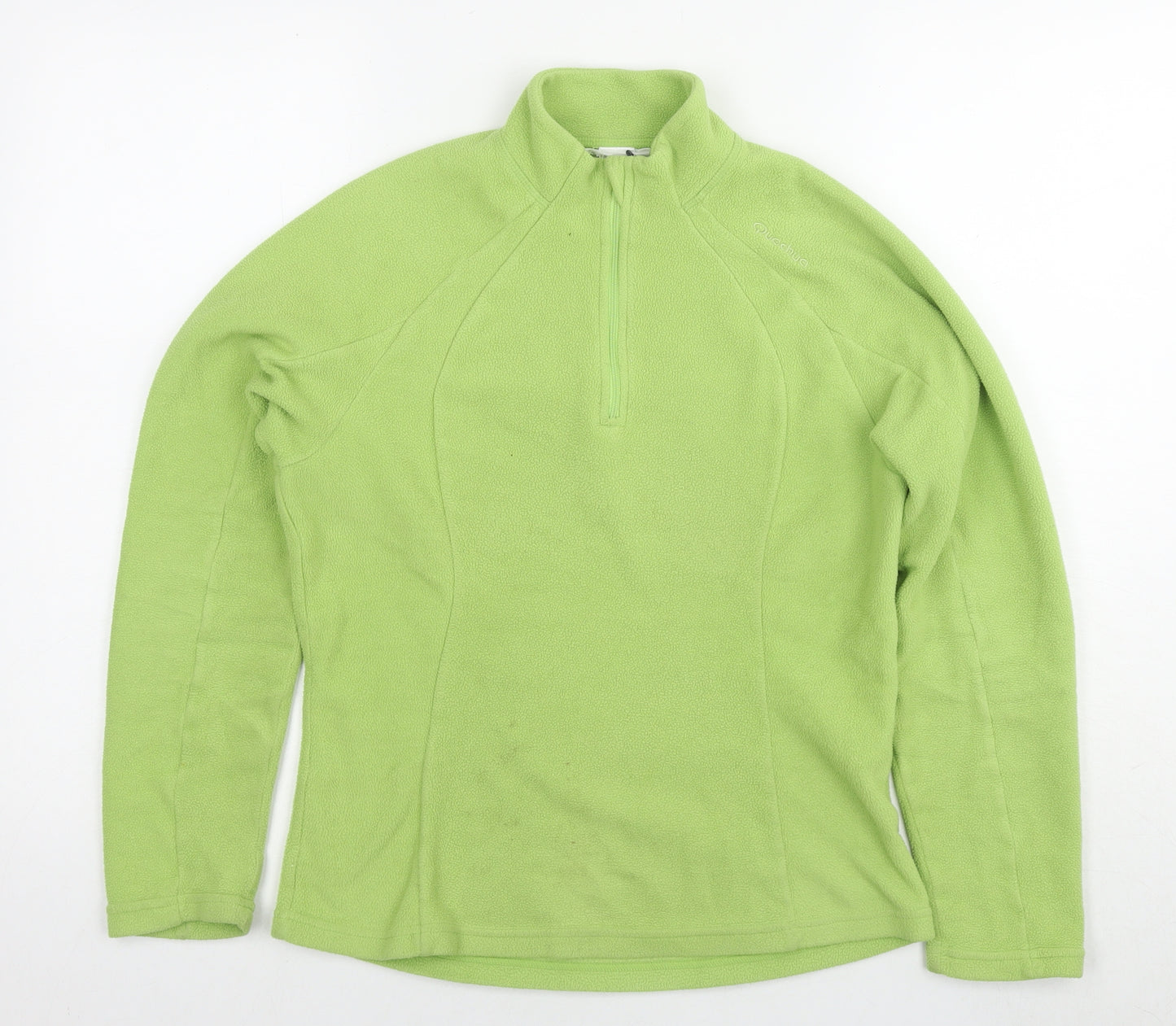 Quechua Womens Green Polyester Pullover Sweatshirt Size M Pullover